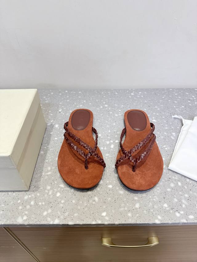 Unfolio Niche Streetwear Brand 25Ss Spring/Summer New Arrival Toe-Post Slippers