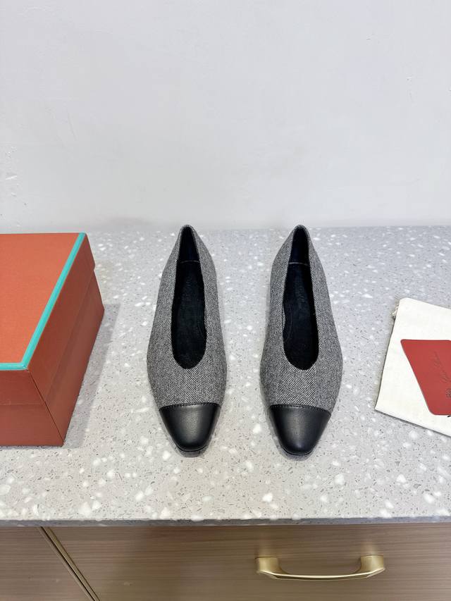 Loro Piana 25Ss Spring/Summer New Arrival Classic Beauty Retro Flat Shoes Minima