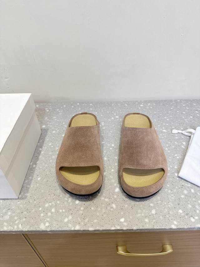 The Row Niche Fashion Brand 25Ss Spring/Summer New Arrival Platform Birkenstock-
