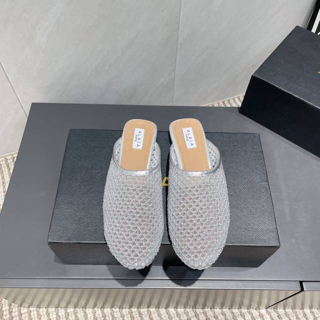 Factory: Exclusive Top-Tier Version. Alaia 2025Vs Spring Single-Sole Shoe Series