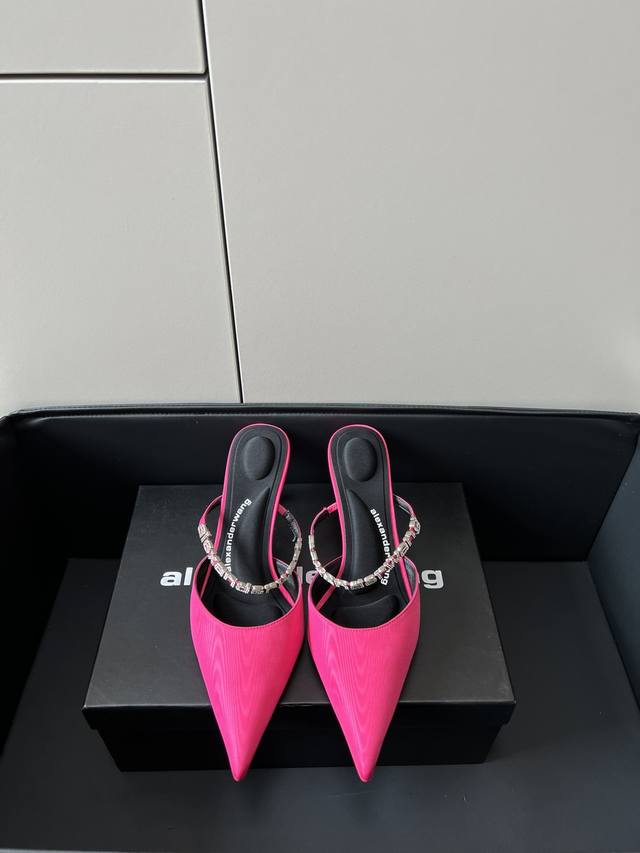 Alexande* Wang 23 Aw Rhinestone-Embellished Sandals. Featured By Numerous Celebr