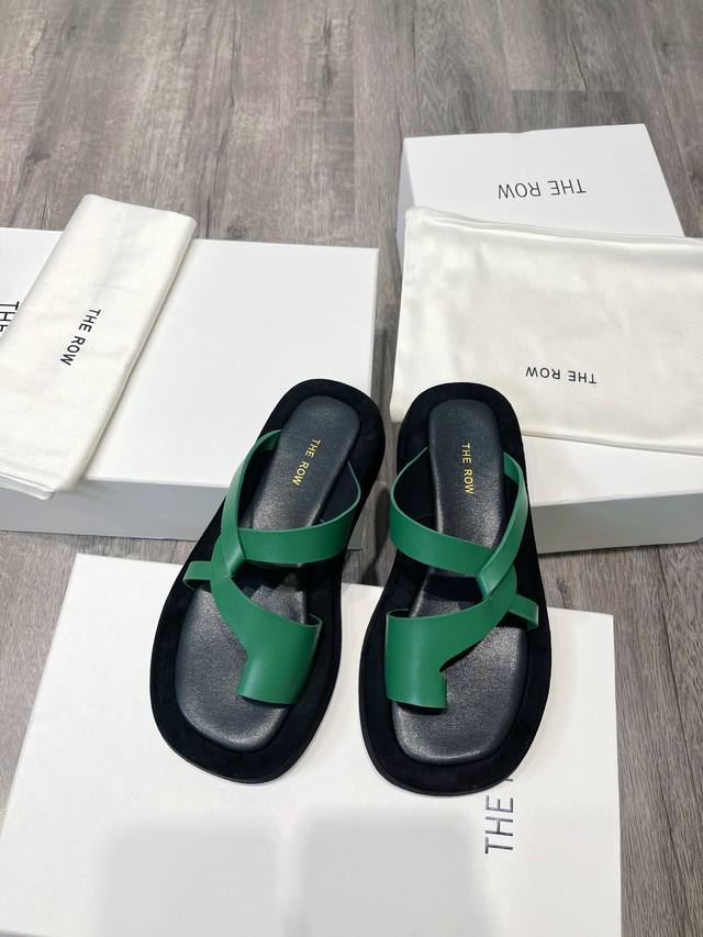 The Row Thick-Soled Flip-Flops, Home And Leisure, Same Style As The Popular Beac