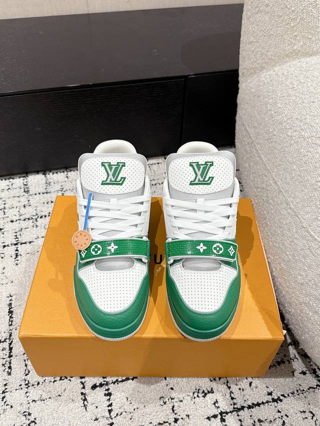 Top-Tier Version Men's Lv Louis Vuitton L-Series Trainer 25 New Arrival Casual S