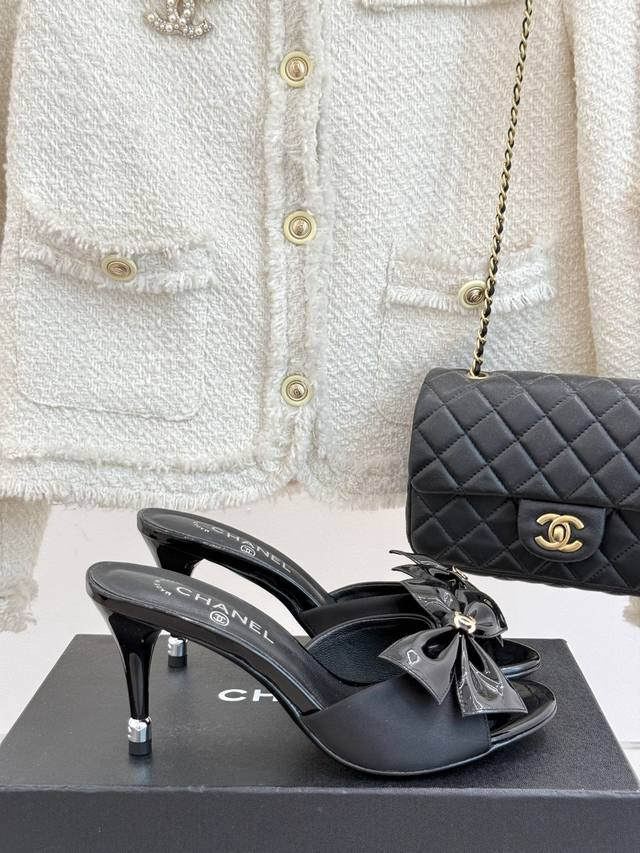 Factory Price Chane* | Chanel 25C Spring/Summer New Arrival Bow-Knot High-Heel S