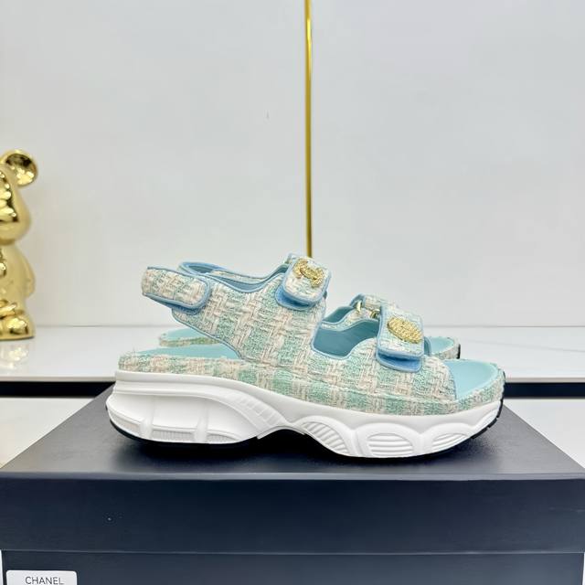 Top-Tier Version Chanel | Chanel Magic Strap Beach Slippers, Casual Beach Shoes,