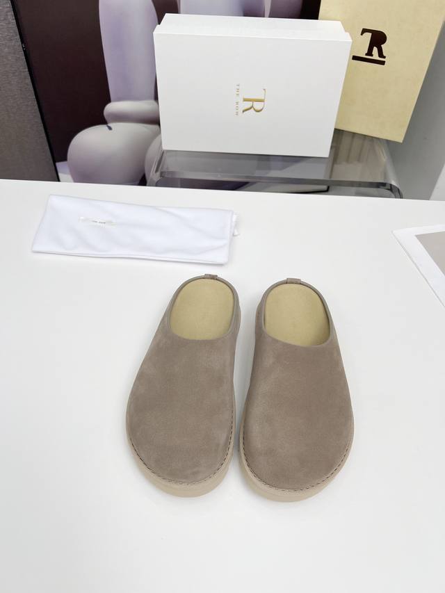 High-Quality Factory-Direct The Row 25 New Thick-Soled Closed-Toe Sandals, Birke