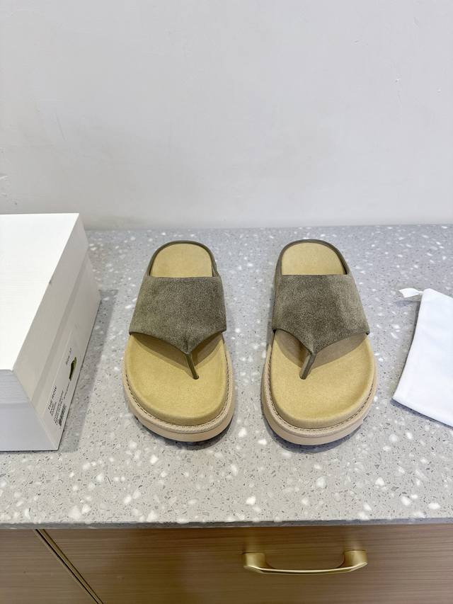 The Row Niche Fashion Brand 25Ss Spring/Summer New Arrival Platform Birkenstock-
