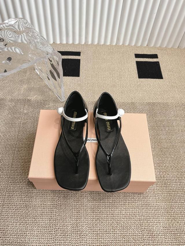 Miu Miu 2025 Fashion Week Runway-Inspired Thong Sandals, Now Available On Major