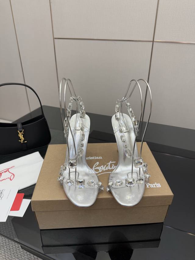 Christianlouboutin Road Platinum Cl Red Sole Shoes Global Limited Edition! Inspi