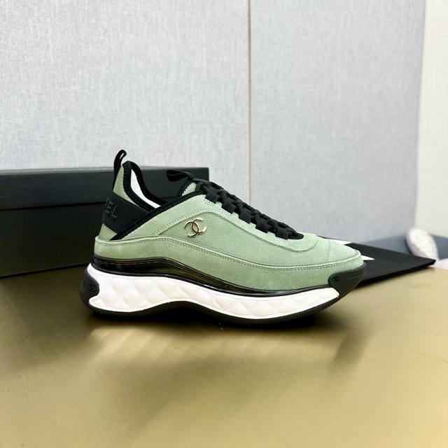 Chanel Chanel Premium Casual Sneakers. This Classic Design Features Multiple Emb