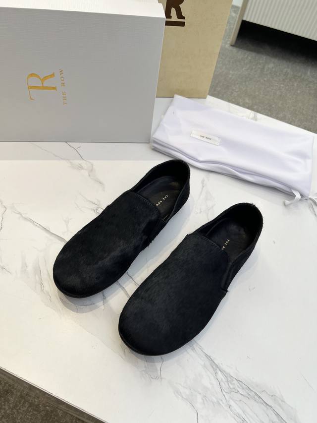 High-Quality Factory-Direct The Row Relaxed Grandma Shoes Minimalist Round-Toe S