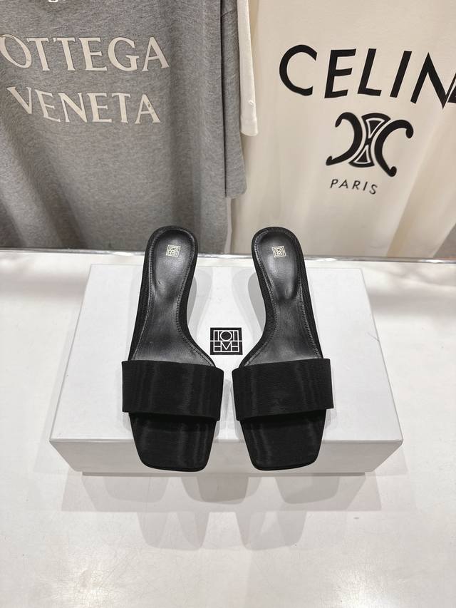 High-End Version, Toteme 2025Ss New High-Heel Sandals! Authentic Purchase, Custo