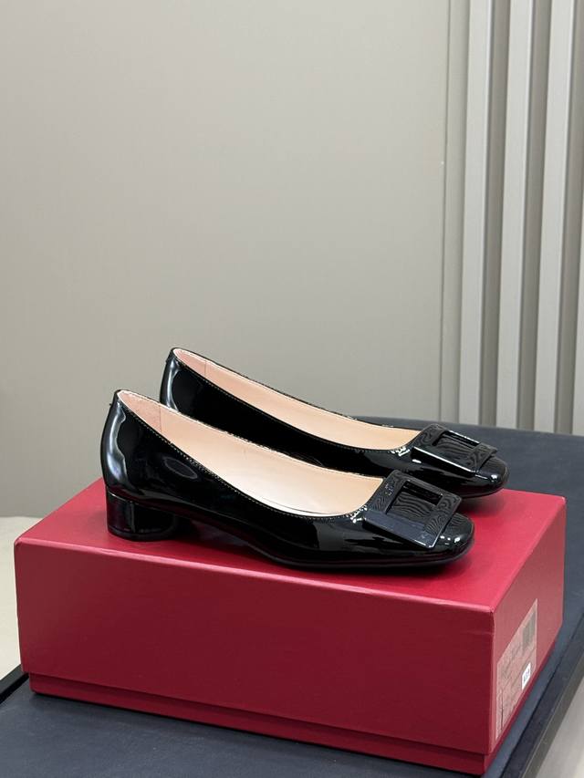 Rv Early Spring New Arrival Single Shoes The New U-Shaped Round-Toe Single Shoes
