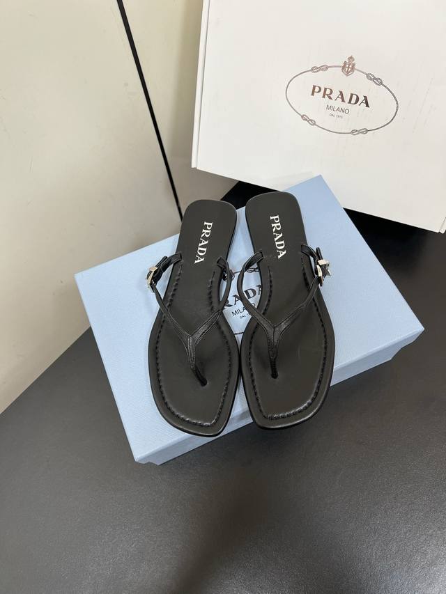 Prada Minimalist Thong Sandals Minimalist Yet Fashionable, These Sandals Are Ver