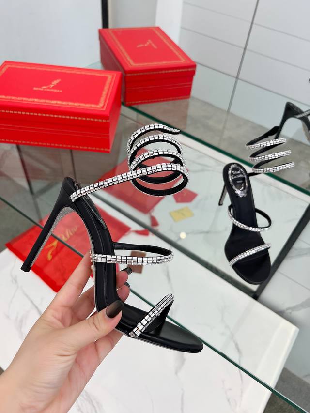 Top-Tier Version Rene Caovilla Rene Caovilla Rc Snake-Wrapped Viral Fairy Sandal