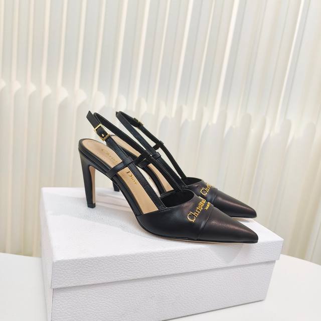 Factory Price Pp Dior 2025 Dior Spring/Summer Pointed-Toe High-Heel Sandals. The