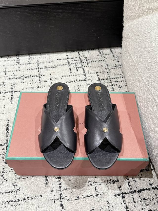 Loro Piana 25 Summer's Latest Vera Series Flat High-Heeled Sandals In New Colors