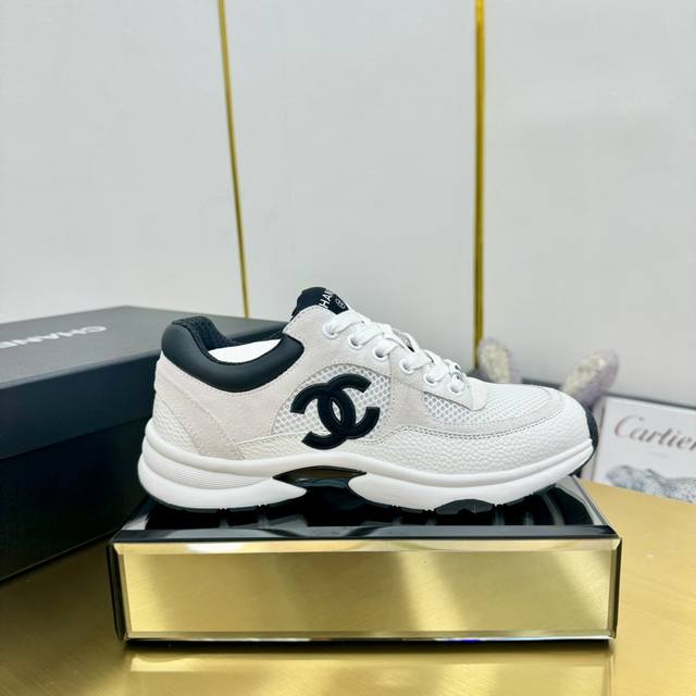 Original Calfskin Panda Shoes Chanel 24C Latest Bestseller Panda Black And White