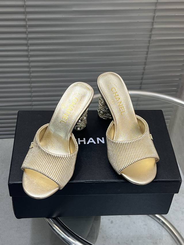 Factory Price Chanel New High-Heel Slippers Sizes: 35 41, 40, 41 Custom-Made