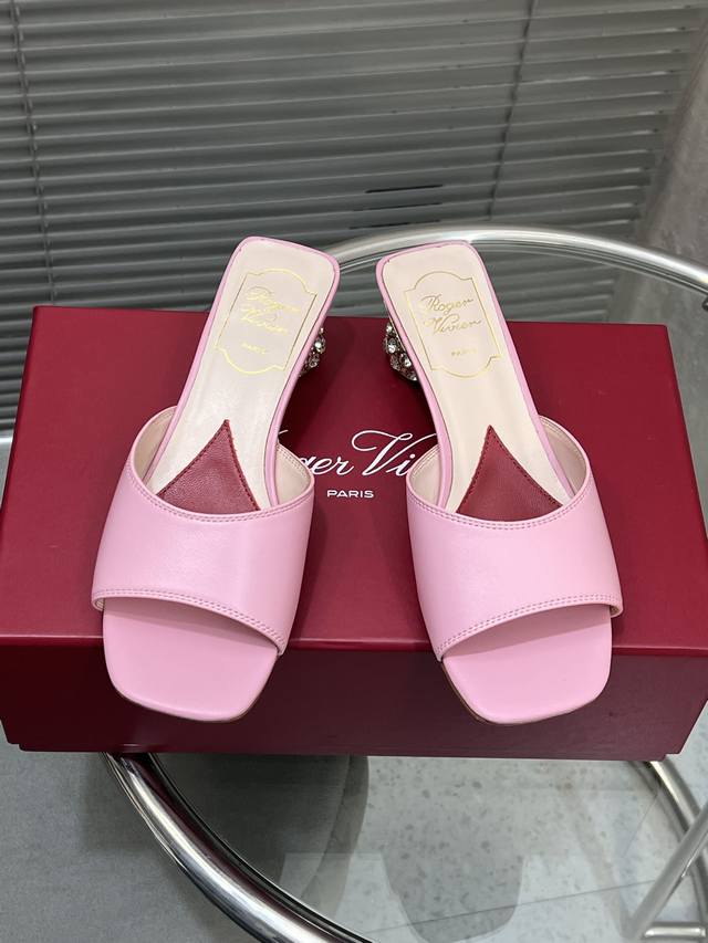 Factory-Made * Rv New Water-Drill Heel Sandal Slippers Heart-Shaped Shoes Materi