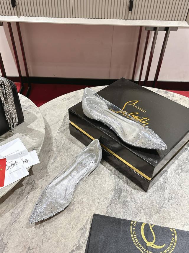 Film-Printed Pumps W. Custom-Made, No Returns Or Exchanges. Christian Louboutin