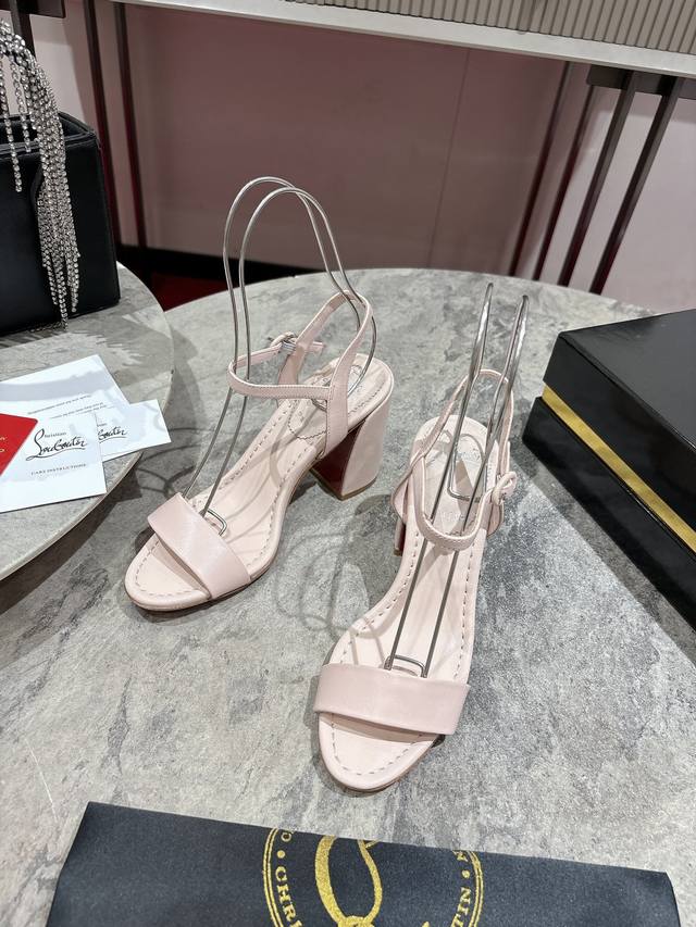 Chunky Heel Sandals W. Custom-Made, No Returns Or Exchanges. These Sandals Featu