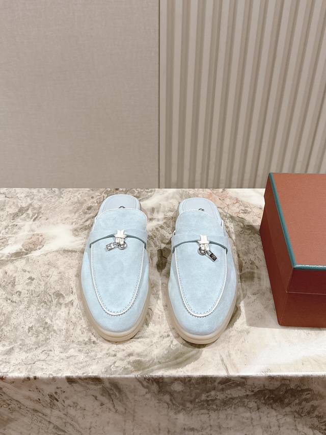 Premium-Grade Counterfeit Goods, Nuoyou Pianyaya Old Money-Style Loafers, Mule S