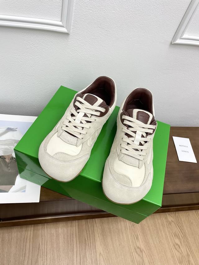Women's Size Bottega Veneta Orbit Retro Casual Sports Shoes Subtle Luxury, Minim