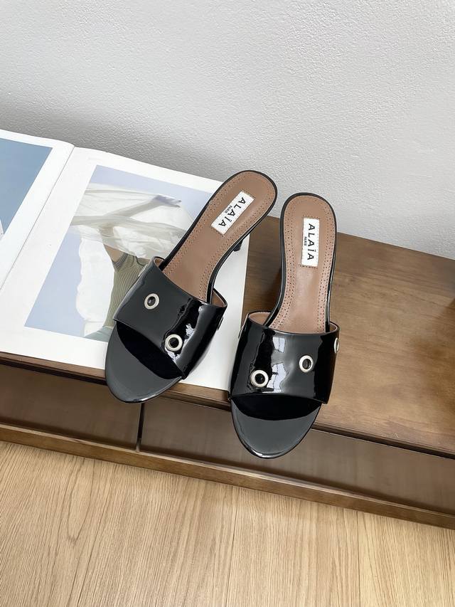 Top-Tier Version Alaia French High-Heeled Slippers Feminine Ballet Elements Aren