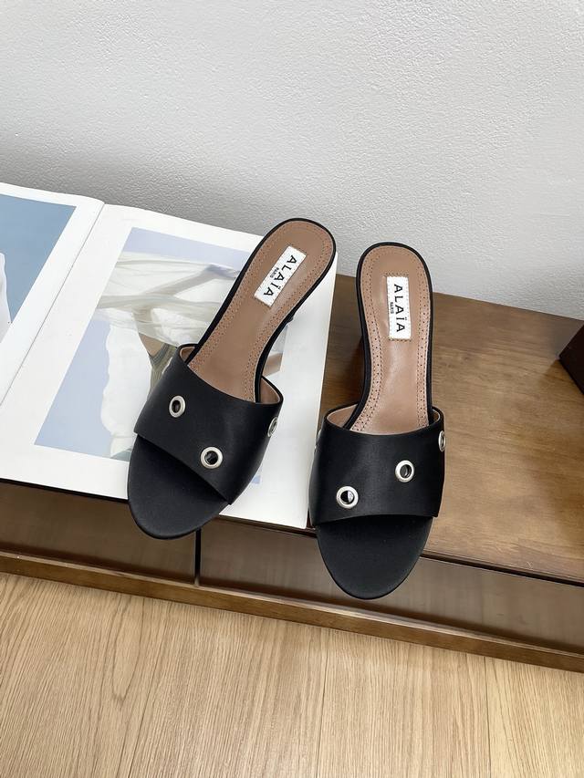 Premium Version Alaia French High-Heel Slippers Feminine Ballet Elements Are Not