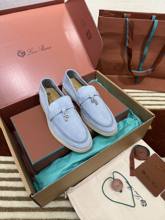 Light Blue Authentic Lp Nuoyou Piana Top-Tier Company Product Loro Piana Women's
