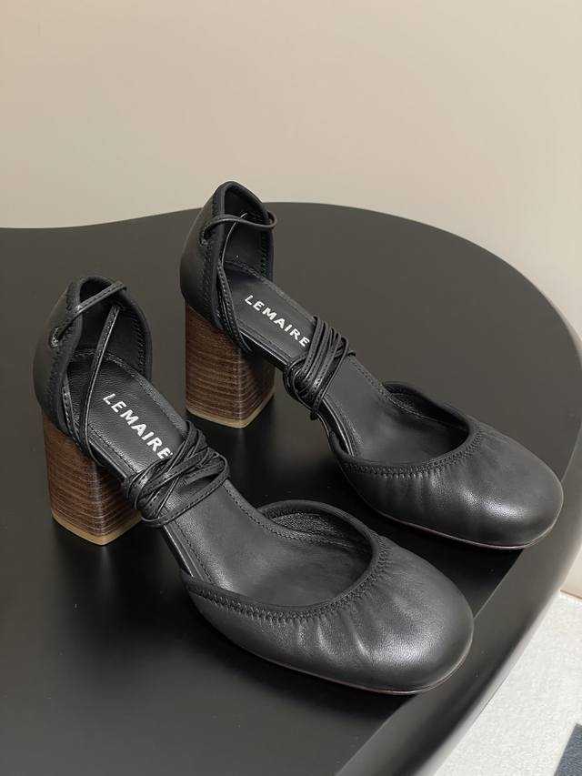 Lemaire 2025Ss Early Spring New Arrival Strappy Ballet Flats Ultra-Soft And Comf