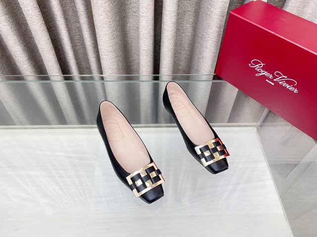 Flash Sale Price: Roger Vivier ~ Trompette Square Buckle Pumps. This Versatile A