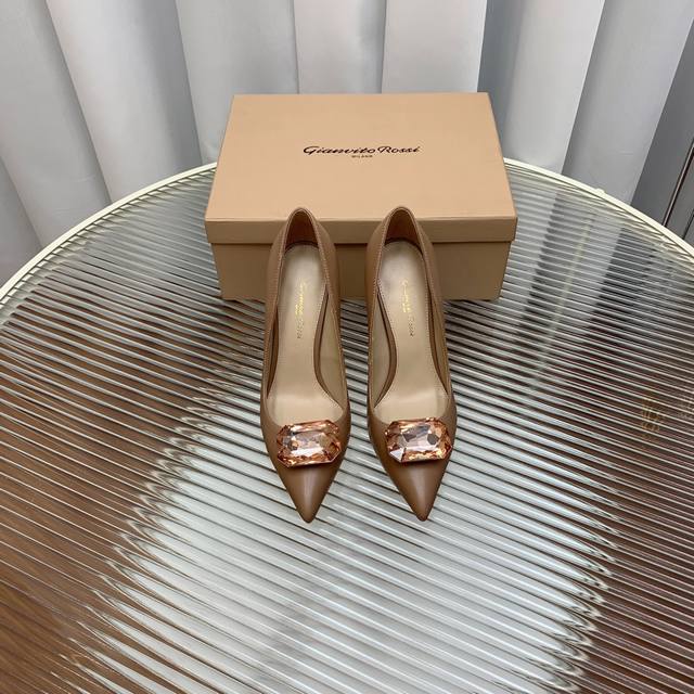 Flash Sale Price: Gianvit* Ross* Diamond Buckle Pumps. This Shoe Exudes Feminini