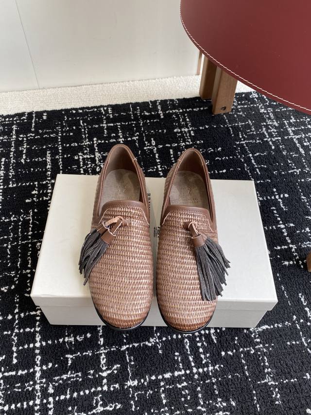 Premium-Grade Half-Slip Sandals Brunello Cucinelli 25Ss Spring/Summer New Arriva