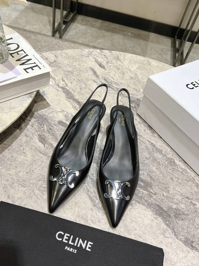 Leather Upper Celine Early Spring Silver Arc De Triomphe Series Siliin New Silve