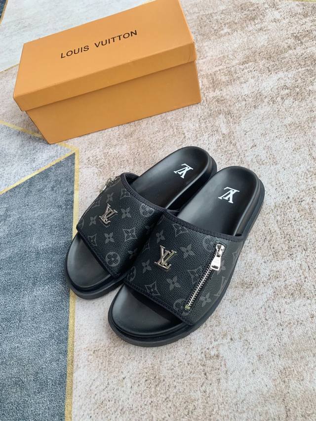 Factory P Lv Louis Vuitton 25Ss Spring/Summer New Arrival Flip-Flops. Highlighti