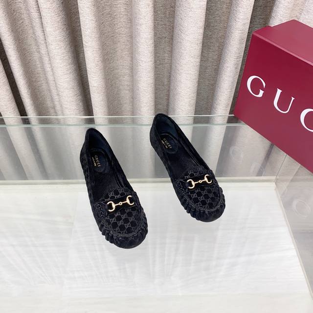 Gucci Official Store New Horsebit Buckle Loafers Made With Imported Leather Uppe