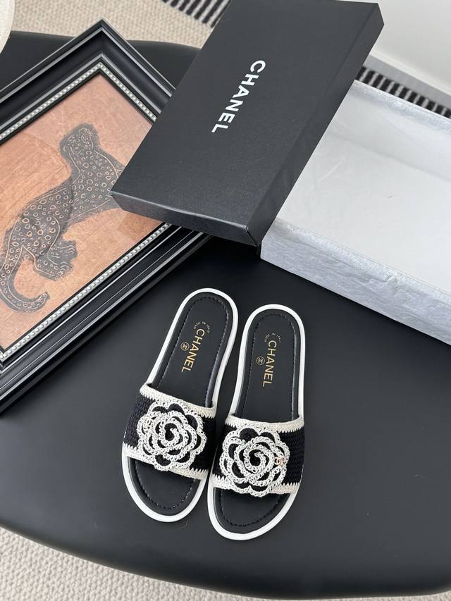 Chanel 25K New Camellia Series Slippers The Stunning Camellia Series Is Hard To