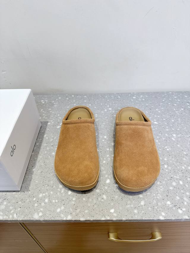 Alo Niche Streetwear Brand 25Ss Spring/Summer New Arrival Flat Bokken Half-Slip-