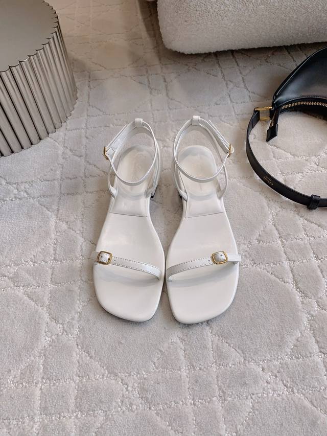 Factory Price P Loro Pian* Lp Summer New Arrival Chunky Heel Sandals - Minimalis
