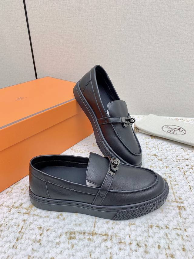 Women's And Men's High-Version Hermes Classic Couple's Style #Buckle Casual Whit