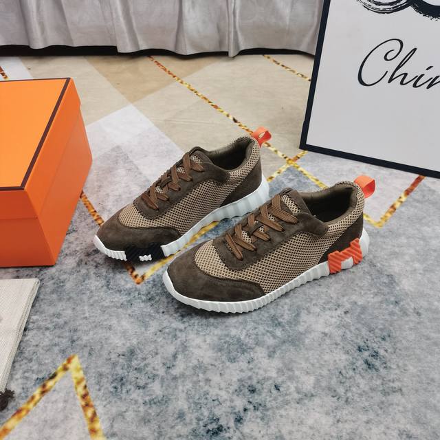 Upgraded Version For Women And Men +10 New Colorway Available Hermes Low-Top Cas