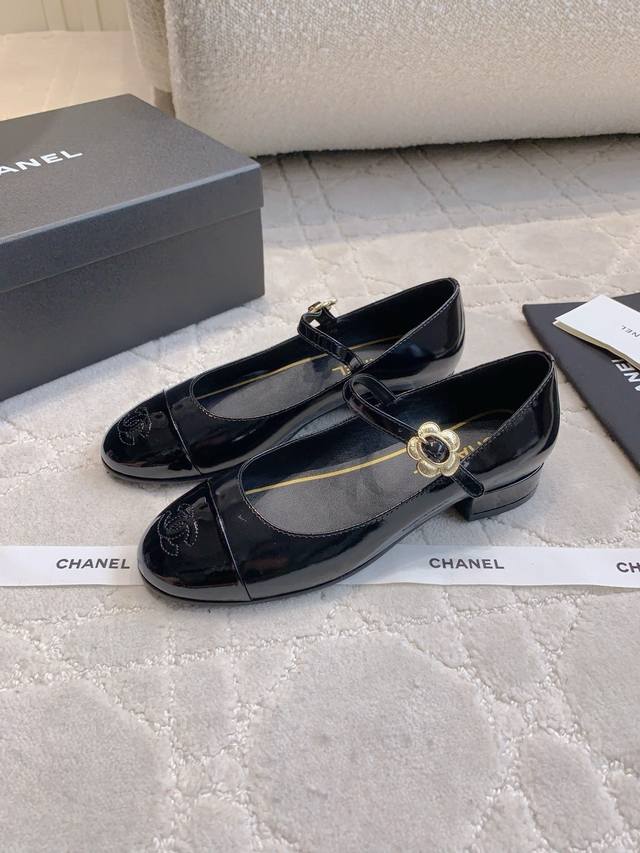 Factory Price P Chane* New Mary Jane Single Shoes: The High-End Feel Of The Bran