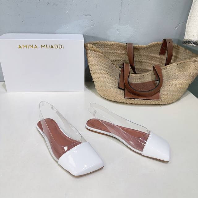 High-Quality Factory-Direct! Niche Fashion Brand Amina Muaddi Amina 2025 Spring/