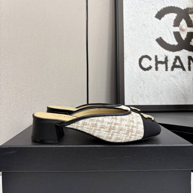 Classic And Timeless! Chanel's Iconic Mule Sandals Feature The Signature Double
