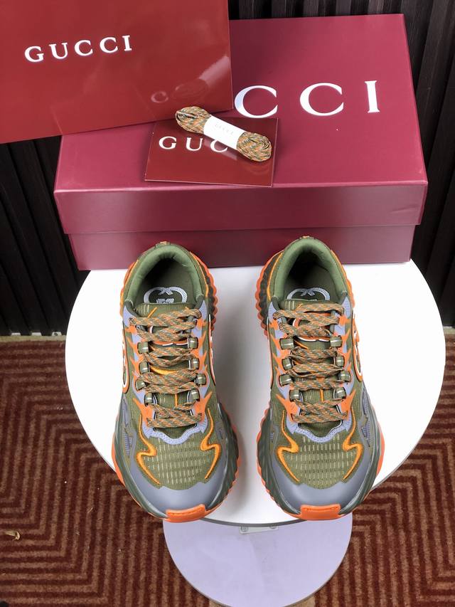 39-45 Factory Price Pp Men's Top-Tier Edition Gucci Dad Shoes Top-Tier Version,