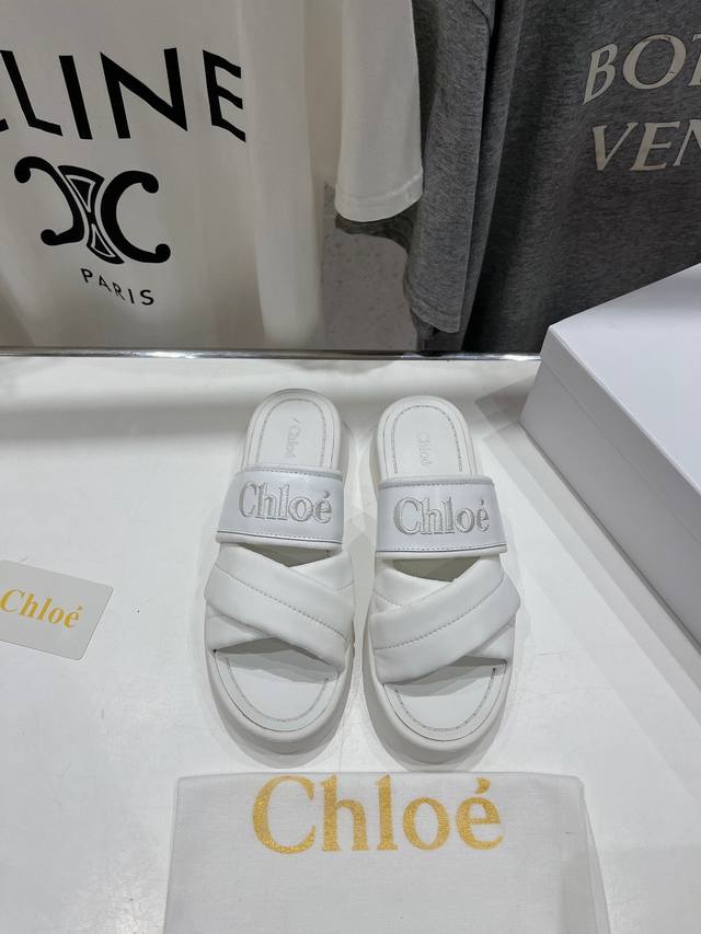 High-End Version, Factory-Direct. Chloe 2025Ss New-Style Thick-Soled Cross-Strap