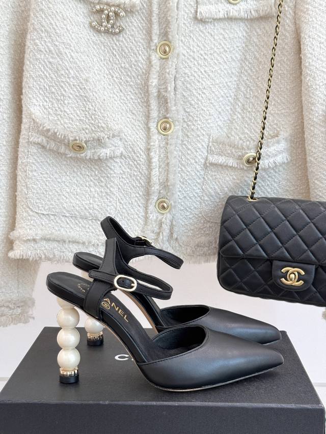 Factory Price Chane* | Chanel 25Ss Spring/Summer New Arrival Sexy Pearl Heeled S