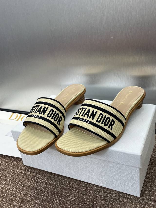 Factory P Price P: Flat Sole, Thick Heel, Dior 2025 Spring/Summer New Arrival Dw